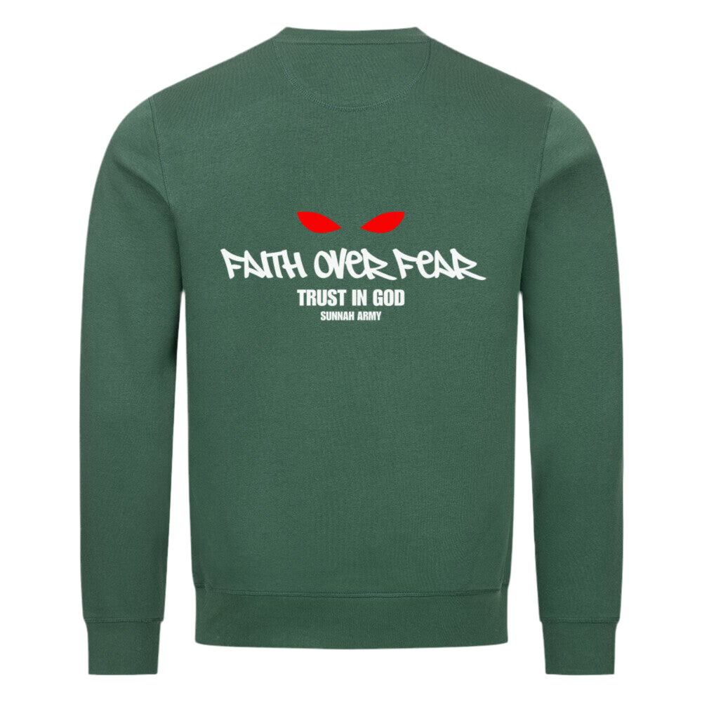 FAITH OVER FEAR Premium Sweatshirt