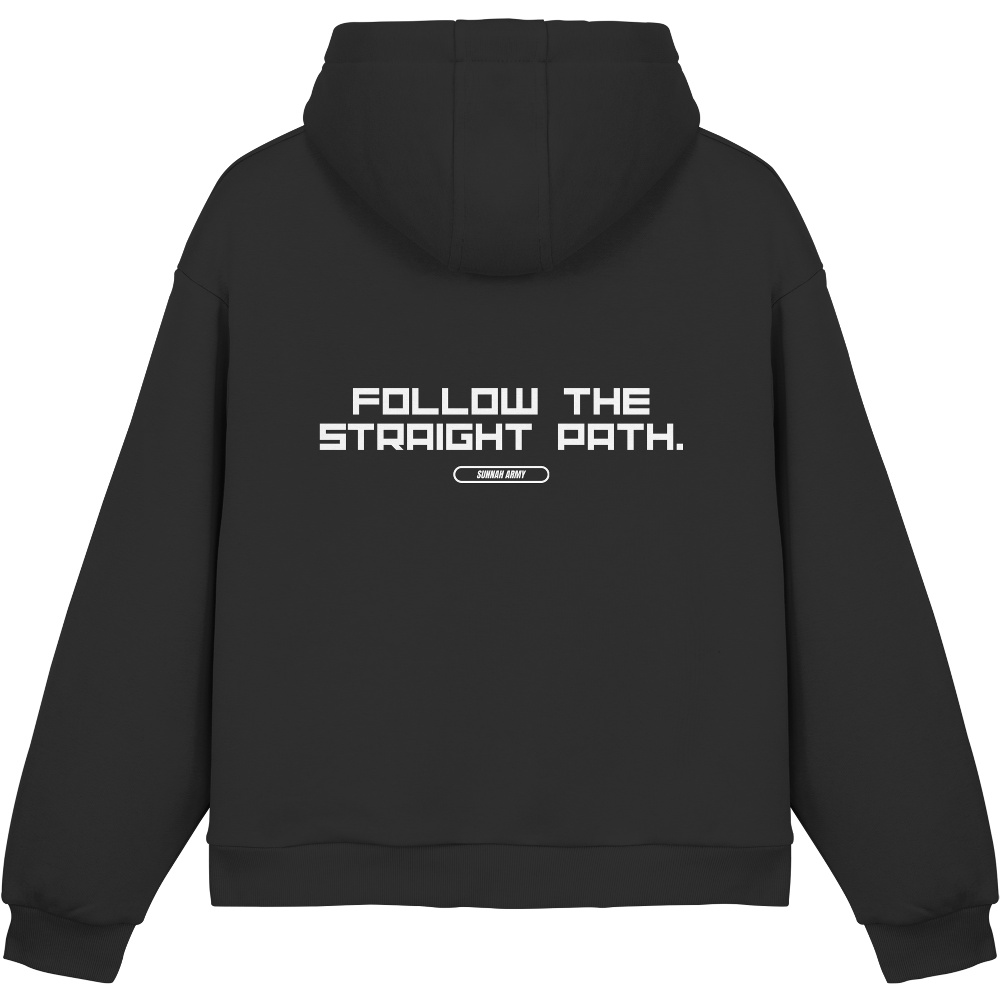 Straight Path Fluffy Oversize Hoodie